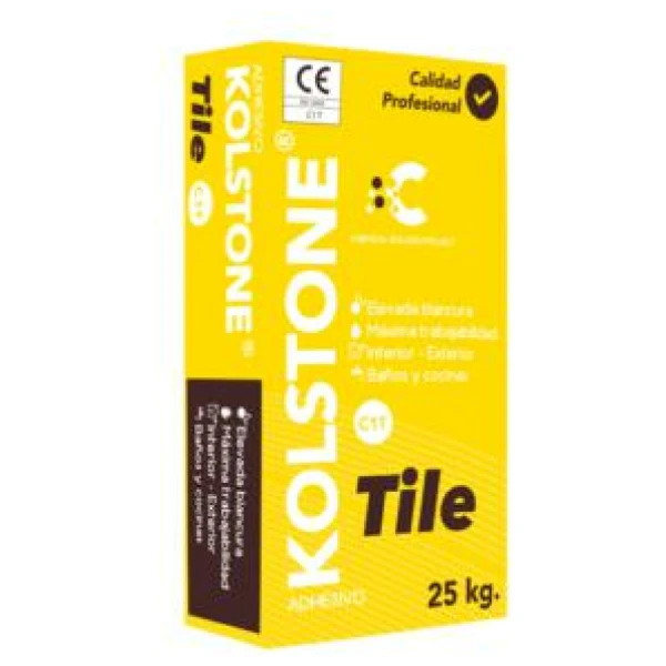 KOLSTONE TILE C1TBLANCO 25KG-047