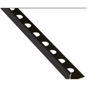 PERFIL ALUMINIO L MATE NEGRO 2 60M
