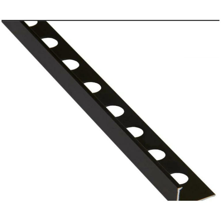 PERFIL ALUMINIO L MATE NEGRO 2 60M