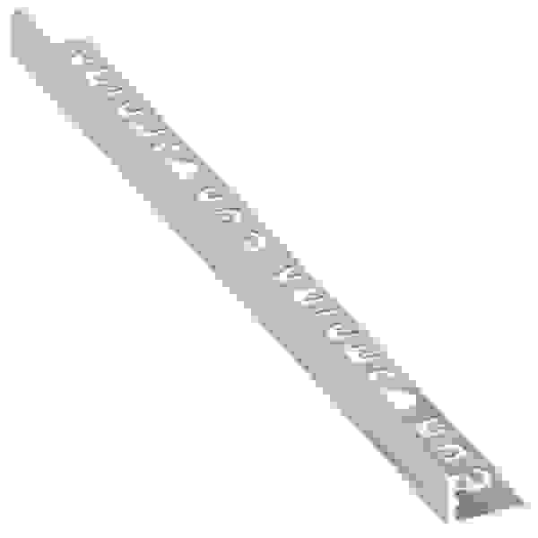 PERFIL ALUMINIO L  PLATA BRILLO 2 6m