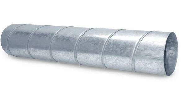 TUBO CHAPA GALVANIZADO 200º HELICOIDAL - 5M